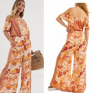 New Free People Carmen Wide Leg Jumpsuit Size XS